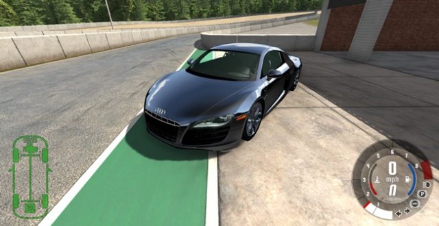 Audi r8 beamng drive