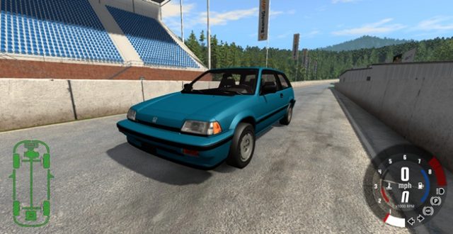 BeamNG Drive - Honda Civic Si 1986 - BeamNG Drive Mods Download