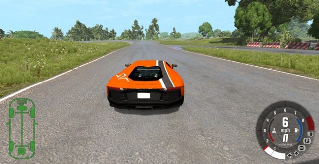 Lamborghini aventador beamng