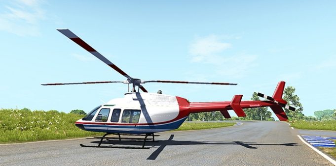 BeamNG Drive - Bell 407 Helicopter v1.01 - BeamNG Drive Mods Download