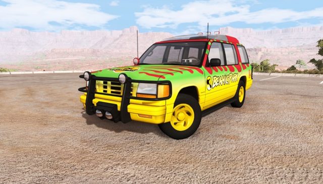 BeamNG - Gavril Roamer Tour Car Jurassic Park v1.0 - BeamNG Drive Mods ...