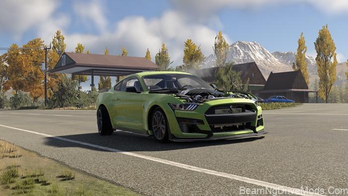 BeamNG Ford Mustang Shelby GT500 4