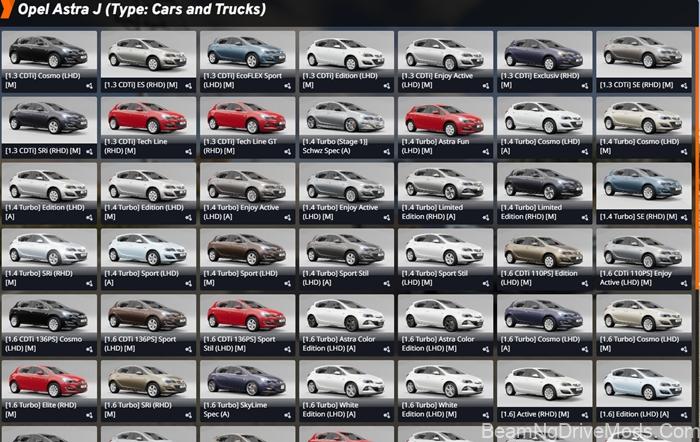 BeamNG Opel Astra (J) 8