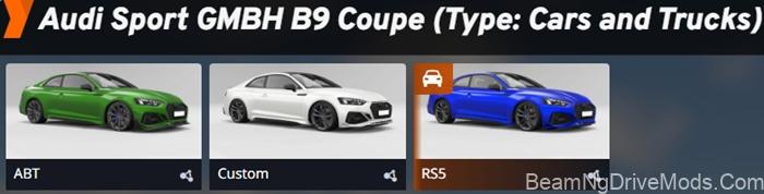 BeamNG Audi RS5 6