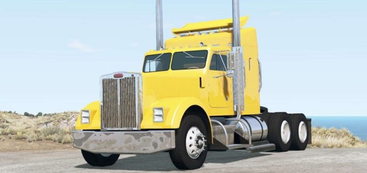 beamng drive semi truck mod