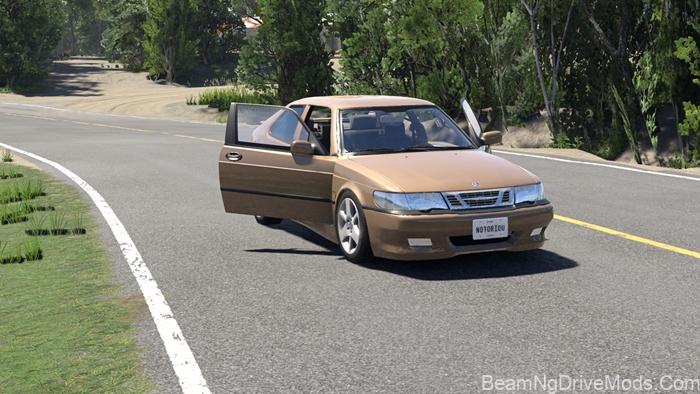 BeamNG Saab 9-3 Aero Coupe 1999 4