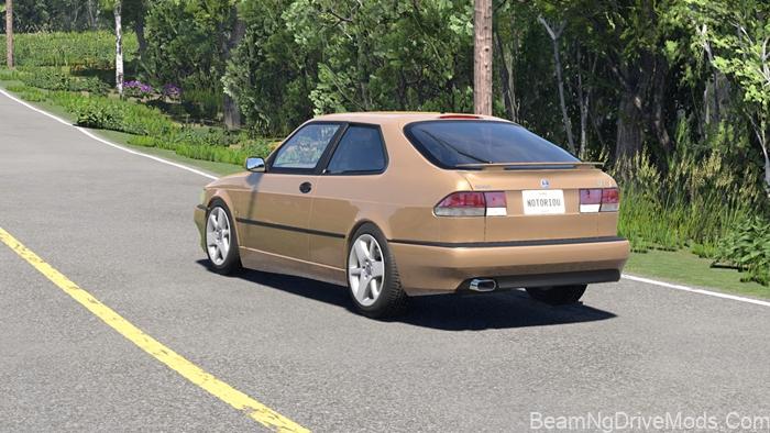 BeamNG Saab 9-3 Aero Coupe 1999 6