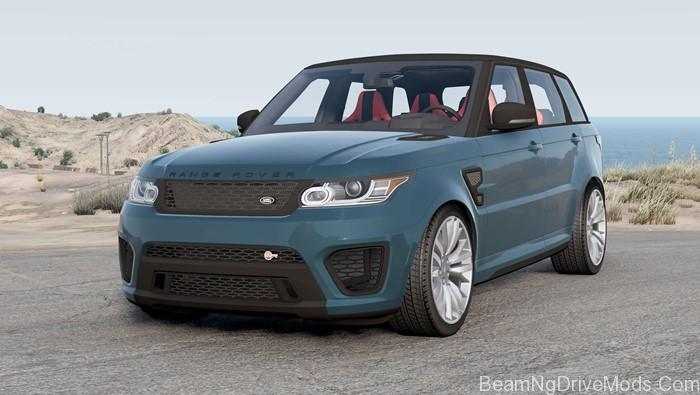 BeamNG - Range Rover Sport SVR (L494) 2016 - BeamNG Drive Mods Download