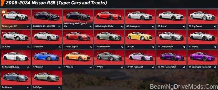 BeamNG Nissan GT-R (R35) 7