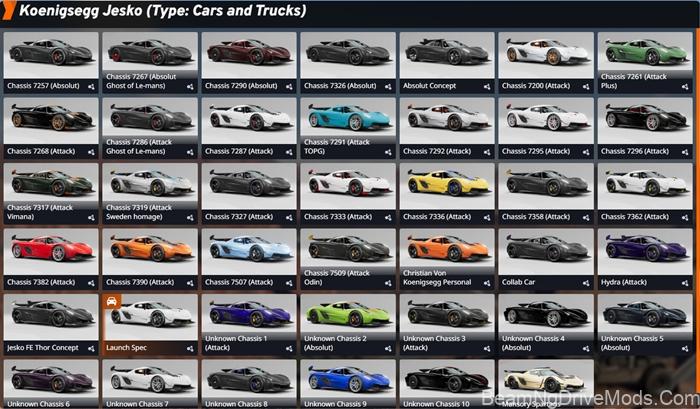 BeamNG Koenigsegg Jesko 6