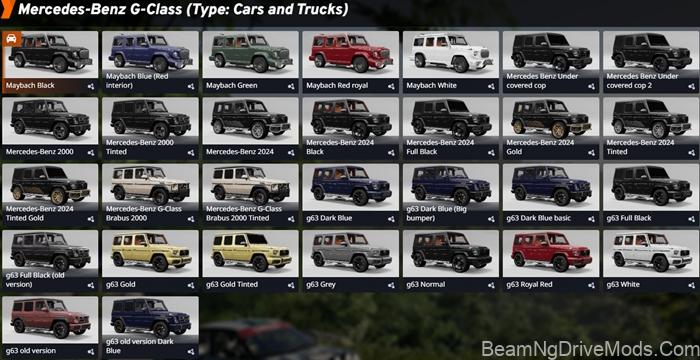BeamNG Mercedes-Benz G-Class 7
