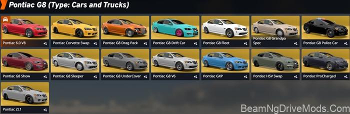 BeamNG Pontiac G8 7