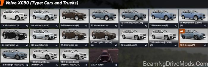 BeamNG Volvo XC90 2015-2019 7