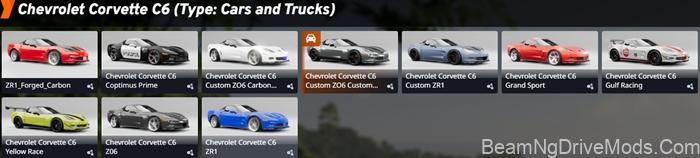 BeamNG Chevrolet Corvette C6 V1.3 7