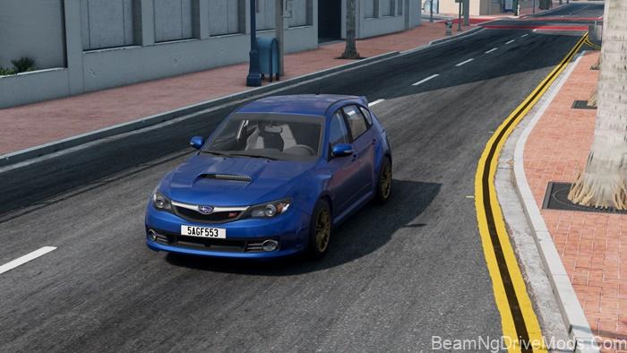 Subaru Rice Mods BeamNG - Subaru WRX STI Impreza Hatchback - BeamNG Drive Mods Download