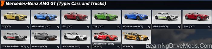 BeamNG Mercedes-Benz AMG GT Series 6