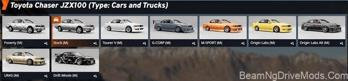 BeamNG Toyota Chaser JZX100 6