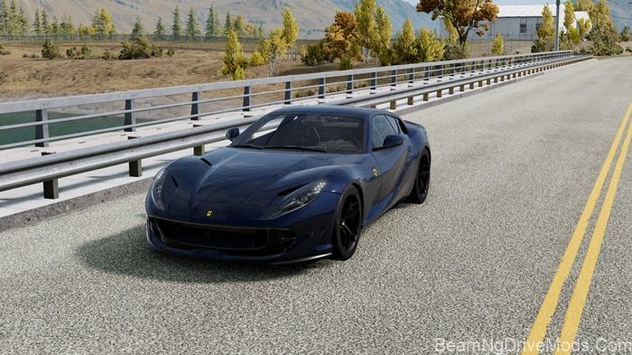 BeamNG Ferrari 812 Berlinetta