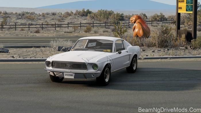 BeamNG Ford Mustang 1967 (0.38)