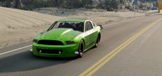 BeamNG Ford Mustang Snot Rocket