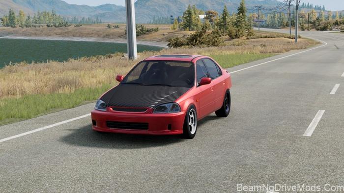 BeamNG Honda Civic 1999–2000 V4.0 3