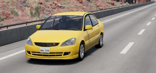 BeamNG Mitsubishi Cedia Drag Racing