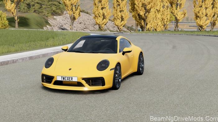 BeamNG Porsche 911 992 (0.38) 3
