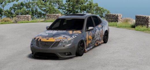 BeamNG Saab 9-3 Remastered