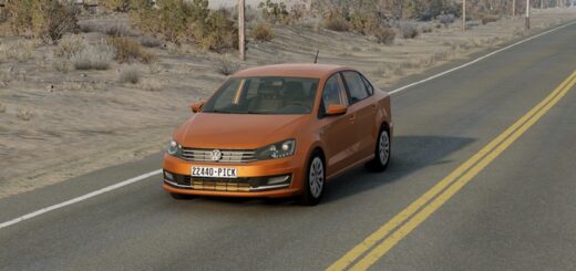 BeamNG Volkswagen Polo Sedan (Typ 6C) 2015 (0.38)