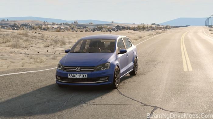 BeamNG Volkswagen Polo Sedan (Typ 6C) 2015 (0.38) 3