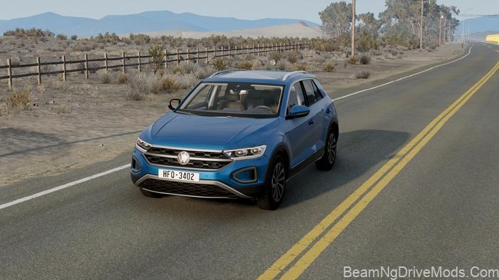 BeamNG - Volkswagen T-Roc 2024 (0.38) - BeamNG Drive Mods Download