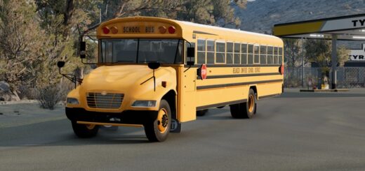 BeamNG Wentward Fusion School Bus V1.2