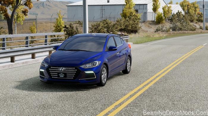 BeamNG Hyundai Elantra 2017 2