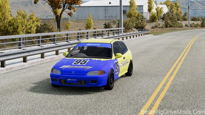 BeamNG Honda Civic EG6 (0.38) 4