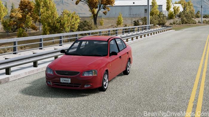 BeamNG Hyundai Accent 2003 3