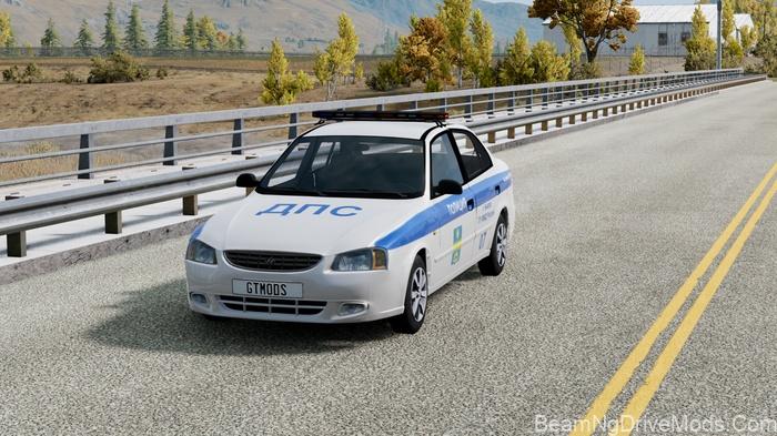BeamNG Hyundai Accent 2003 4