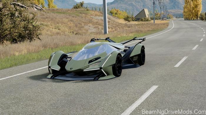 BeamNG Lamborghini Vision V12