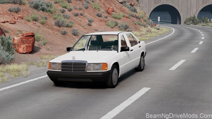BeamNG Mercedes-Benz 190 W201 (0.38)