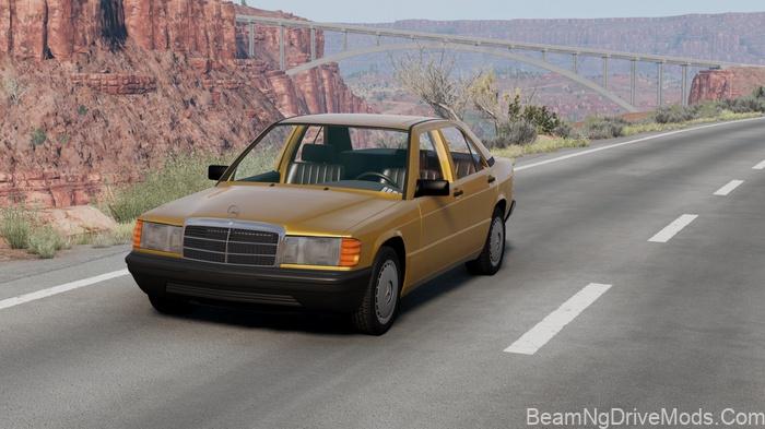 BeamNG Mercedes-Benz 190 W201 (0.38) 3