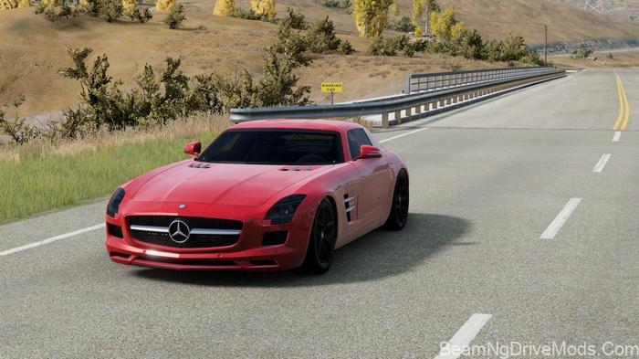BeamNG Mercedes-Benz SLS (0.38) 4