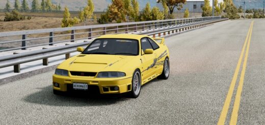 BeamNG Nissan GT-R R33 2