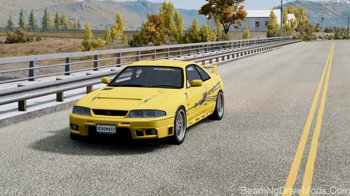 BeamNG Nissan GT-R R33 2