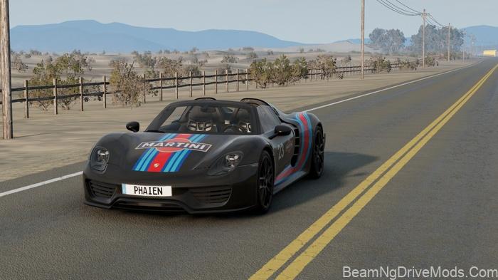 BeamNG Porsche 918 2