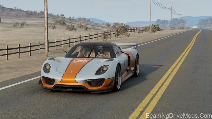 BeamNG Porsche 918 4