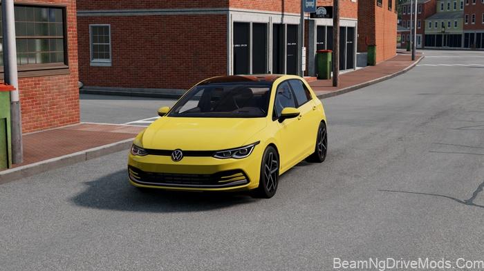 BeamNG Volkswagen Golf MK8 (0.38) 3