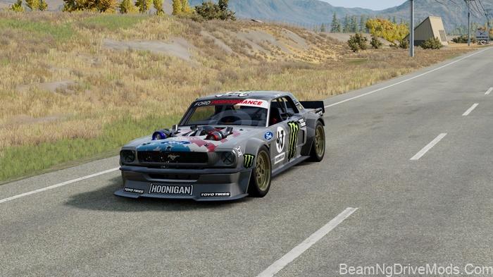 BeamNG 1965 Ford Mustang Hoonicorn V2