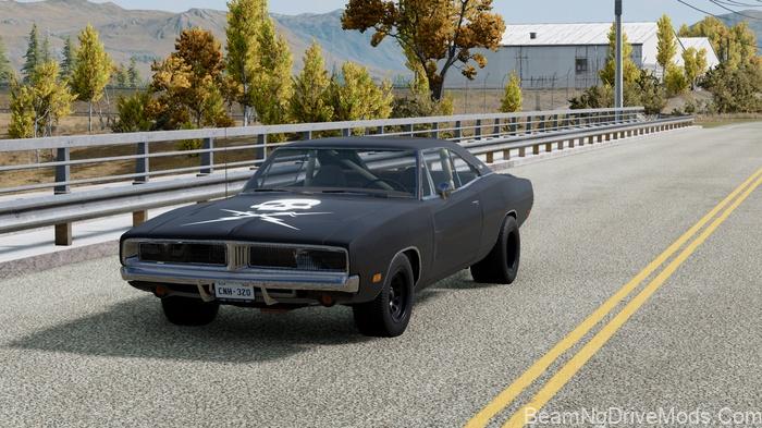 BeamNG Dodge Charger General Lee 3