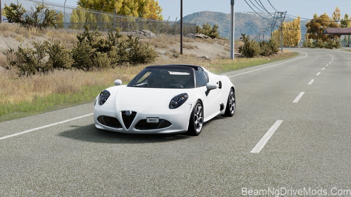 BeamNG Alfa Romeo 4C (0.38)