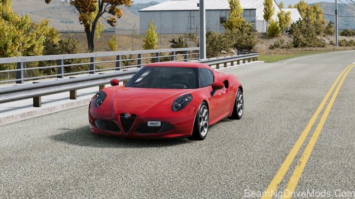 BeamNG Alfa Romeo 4C (0.38) 2