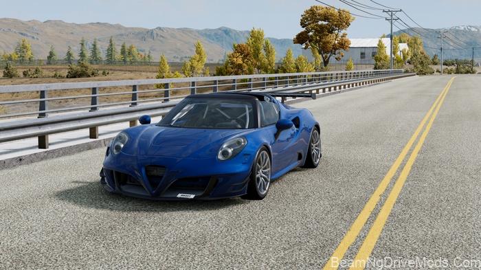 BeamNG Alfa Romeo 4C (0.38) 3